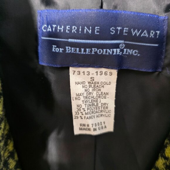 Y2k Womens Small Plaid Zip Vest Green Autumn Earthy Natural New USA - Picture 4 of 7